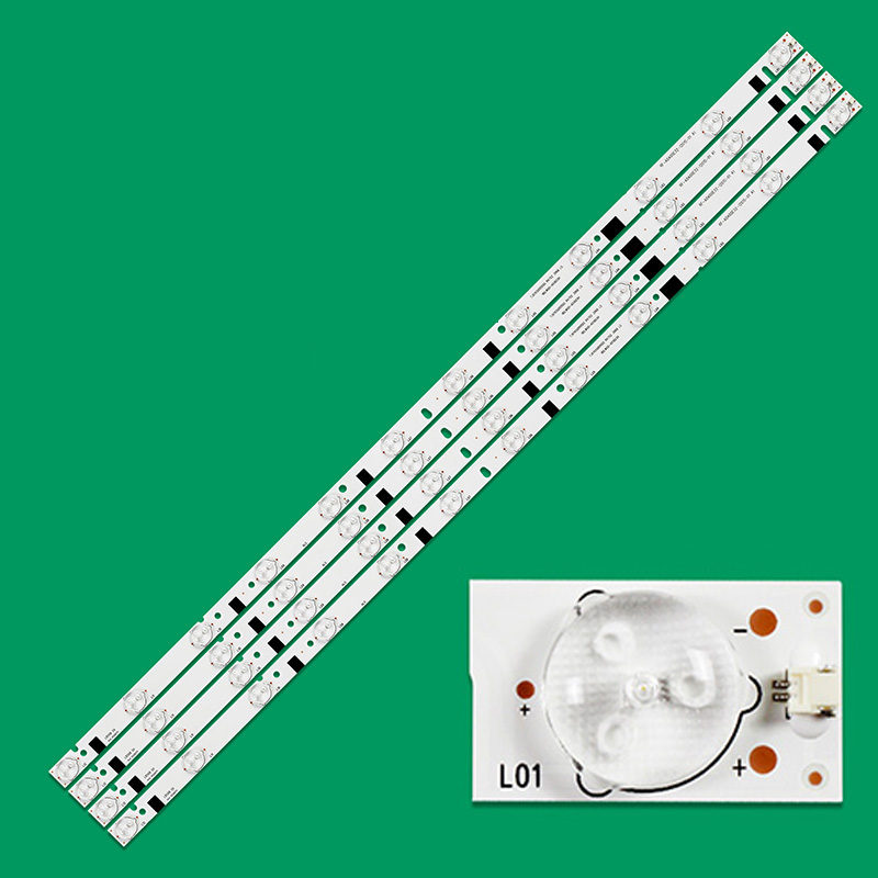 4PCS New LCD TV Backlight Universal Light Strip 12 Lights Suitable For All Brands Of TV