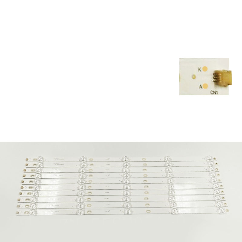 10PCS New LCD TV Backlight Universal Light Strip 5 Lights Suitable For All Brands Of TV