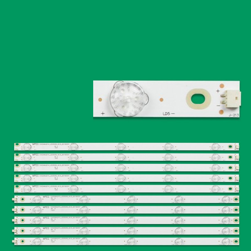 XS 5PCS New LCD TV Backlight Universal Light Strip 10 Lights For All Brands Of TV