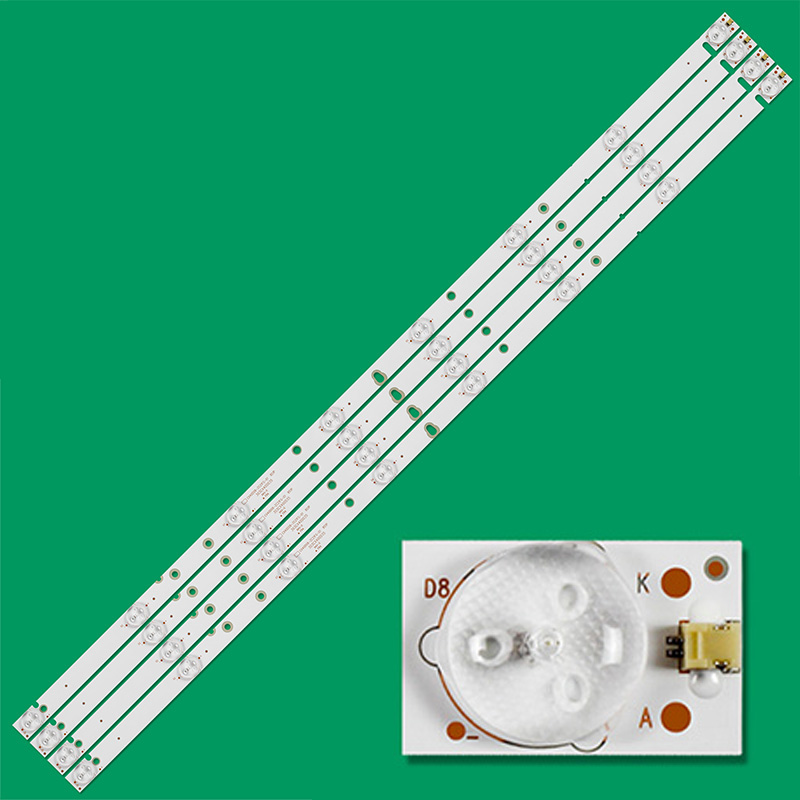 4PCS New LCD TV Backlight Universal Light Strip 8 Lights Suitable For All Brands Of TV