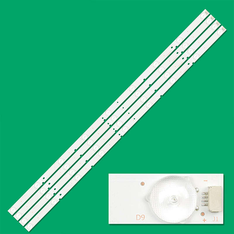 XS 4PCS New LCD TV Backlight Universal Lamp Strip 9 Lamps Suitable For All Brands Of TV