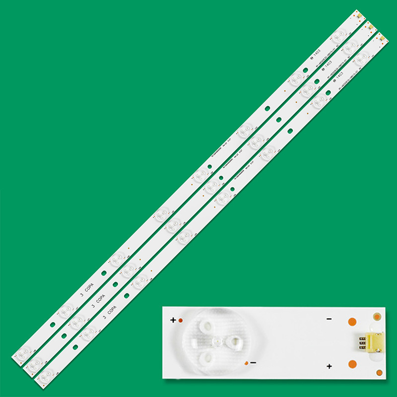 3PCS New LCD TV Backlight Universal Light Strip 8 Lights Suitable For All Brands Of TV