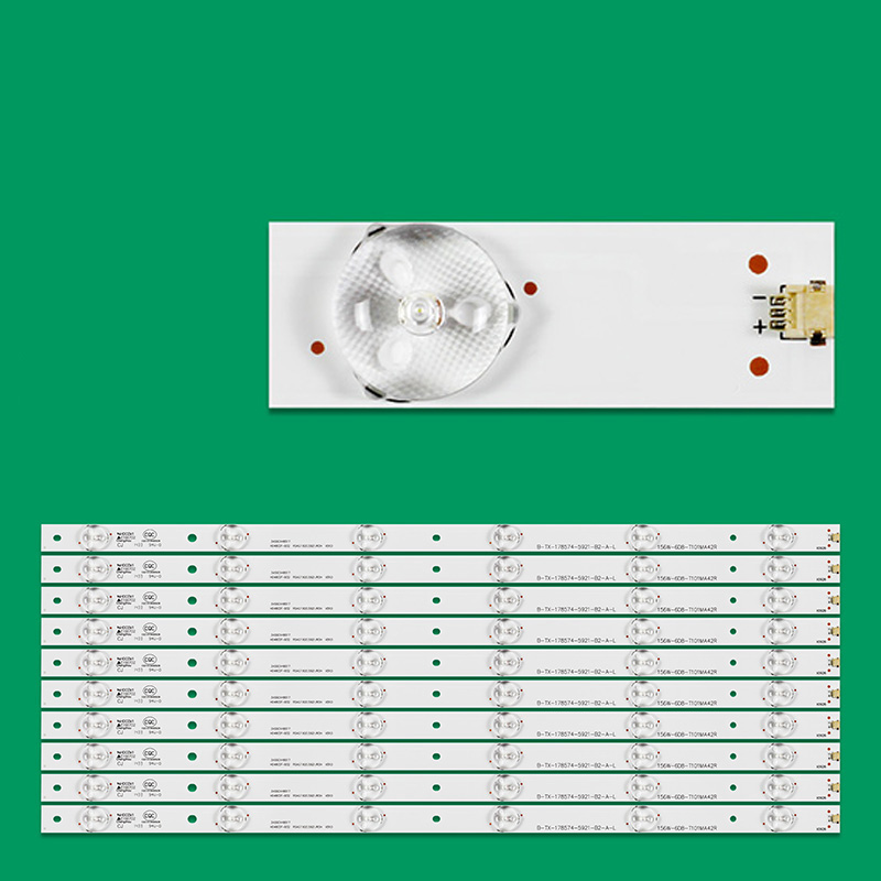 XS 10PCS New LCD TV Backlight Universal Light Strip 6 Lights Suitable For All Brands Of TV