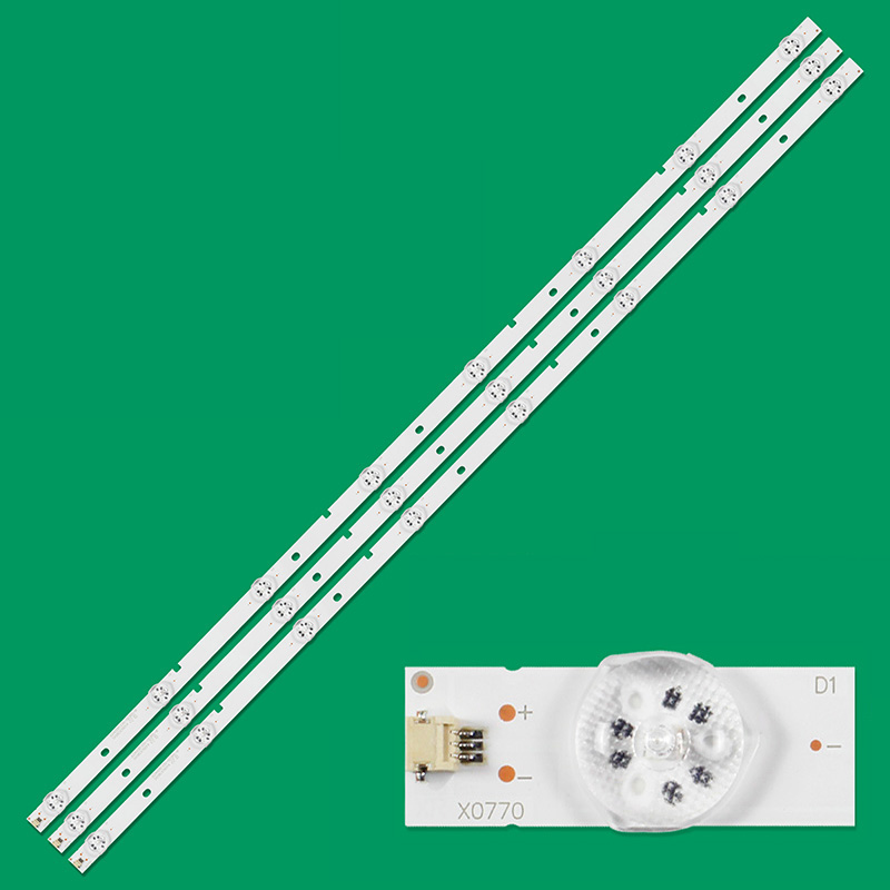 XS 3PCS=8LED New LCD TV Backlight Universal Light Strip 8 Lights Suitable For All Brands Of TV
