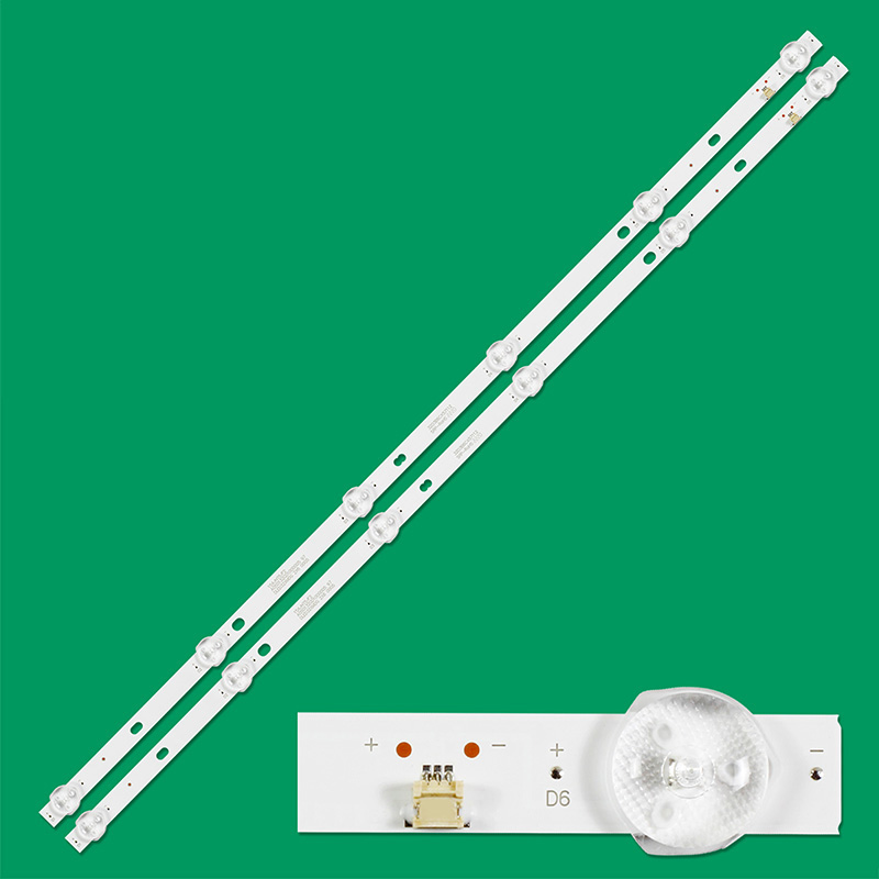 2PCS New LCD TV Backlight Universal Light Strip 6 Lights Suitable For All Brands Of TV