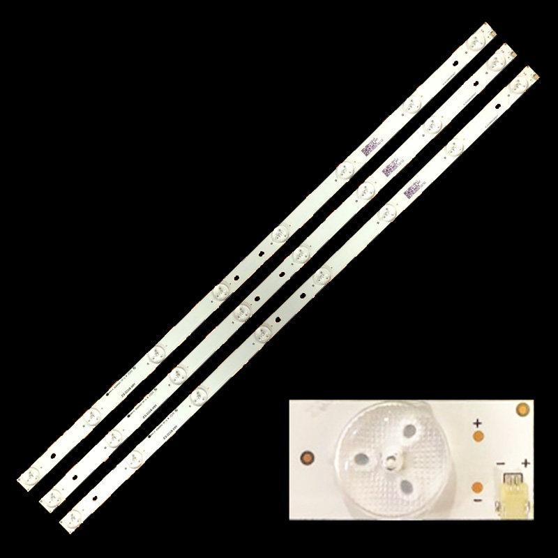 3PCS New LCD TV Backlight Universal Light Strip 8 Lights Suitable For All Brands Of TV