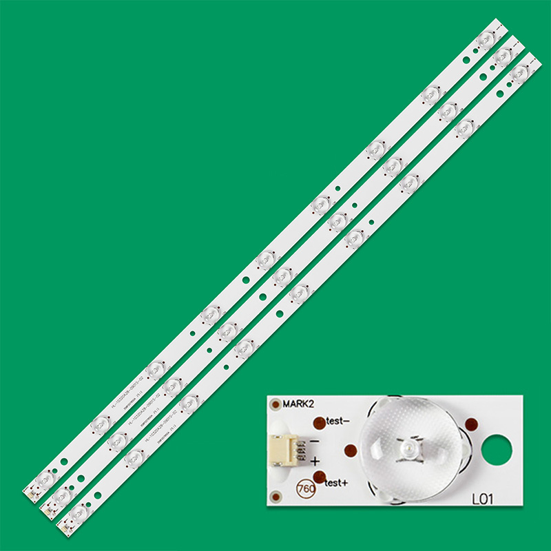 3PCS New LCD TV Backlight Universal Light Strip 9 Lights Suitable For All Brands Of TV