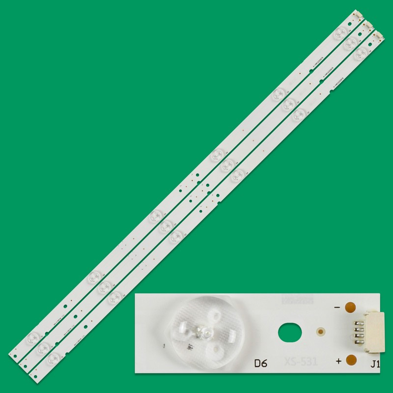 3PCS New LCD TV Backlight Universal Lamp Strip 6 Lamps Suitable For All Brands Of TV