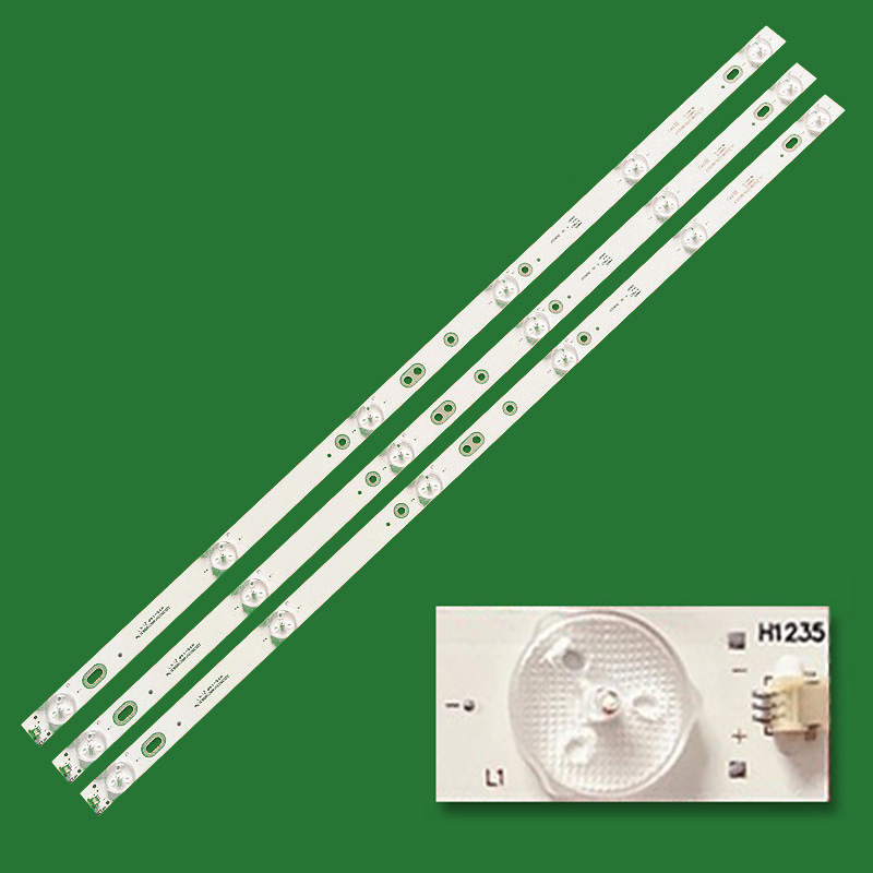 3PCS New LCD TV Backlight Universal Light Strip 6 Lights Suitable For All Brands Of TV