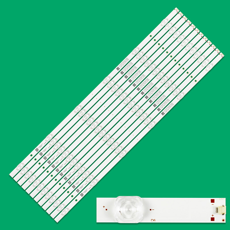 12PCS=6LED New LCD TV Backlight Universal Light Strip 6 Lights Suitable For All Brands Of TV