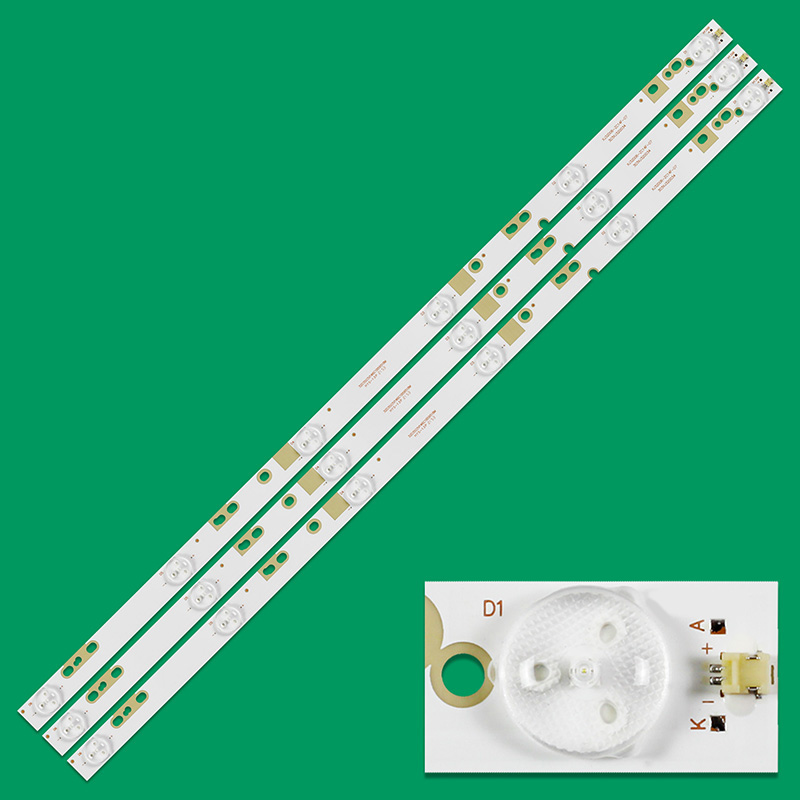 3PCS New LCD TV Backlight Universal Light Strip 6 Lights Suitable For All Brands Of TV