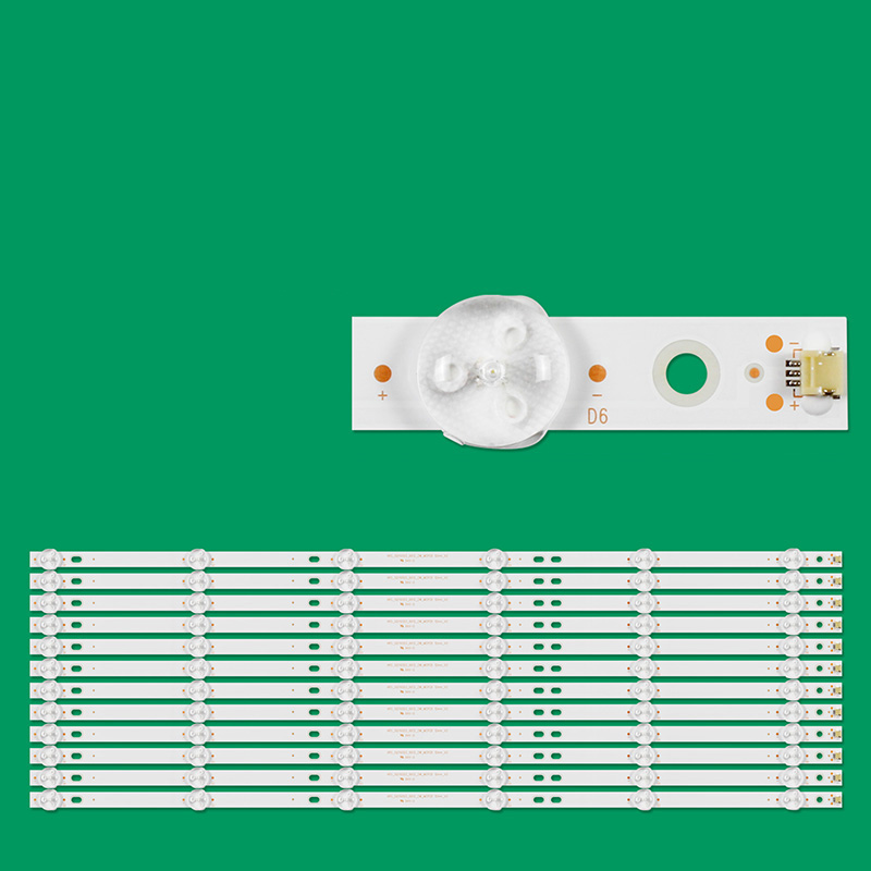 12PCS New LCD TV Backlight Universal Light Strip 6 Lights Suitable For All Brands Of TV