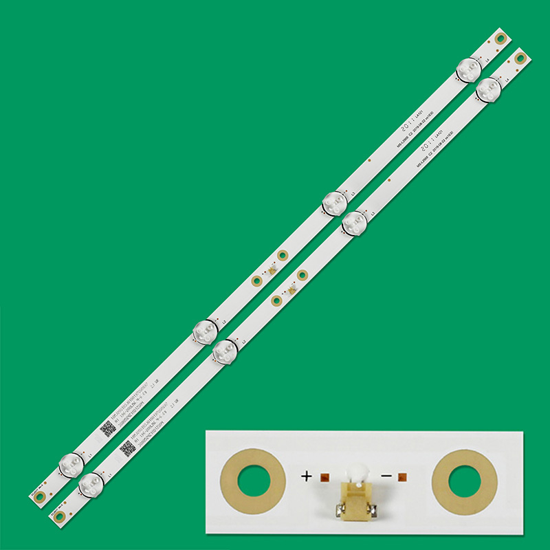 2PCS New LCD TV Backlight Universal Light Strip 4 Lights Suitable For All Brands Of TV