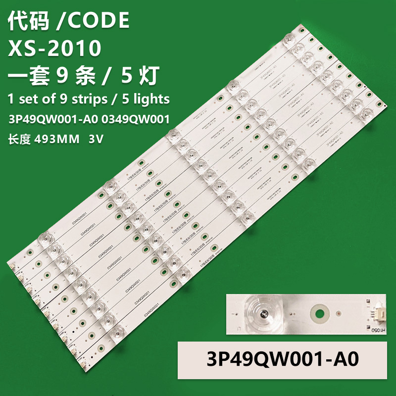 XS-2010 New LCD TV Backlight Strip 3P49QW001-A0 0349QW001 Suitable For Haier LQ49AL88Y81