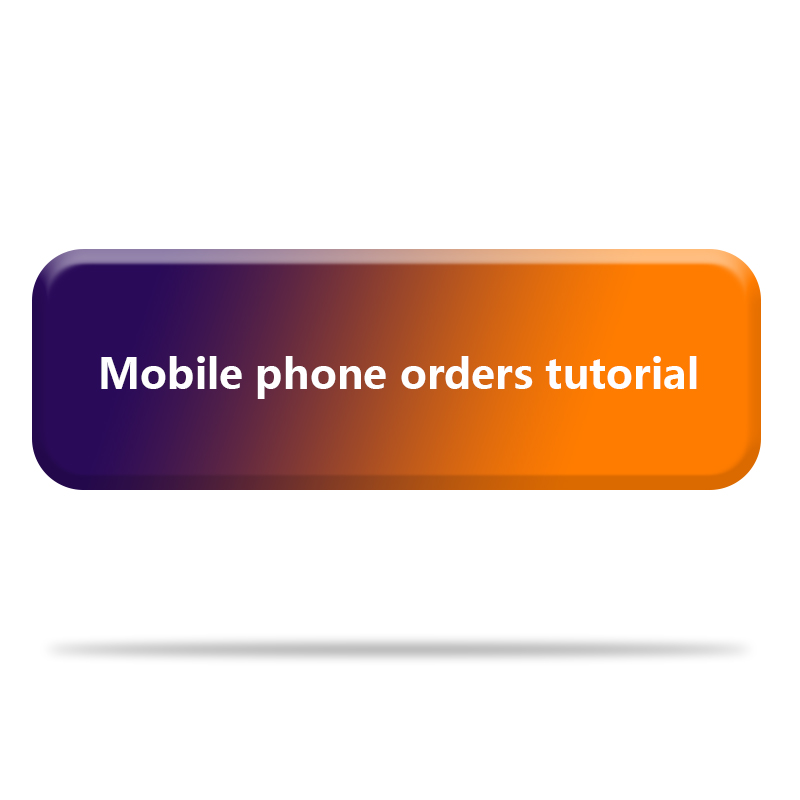How to place an order tutorial on the mobile phone