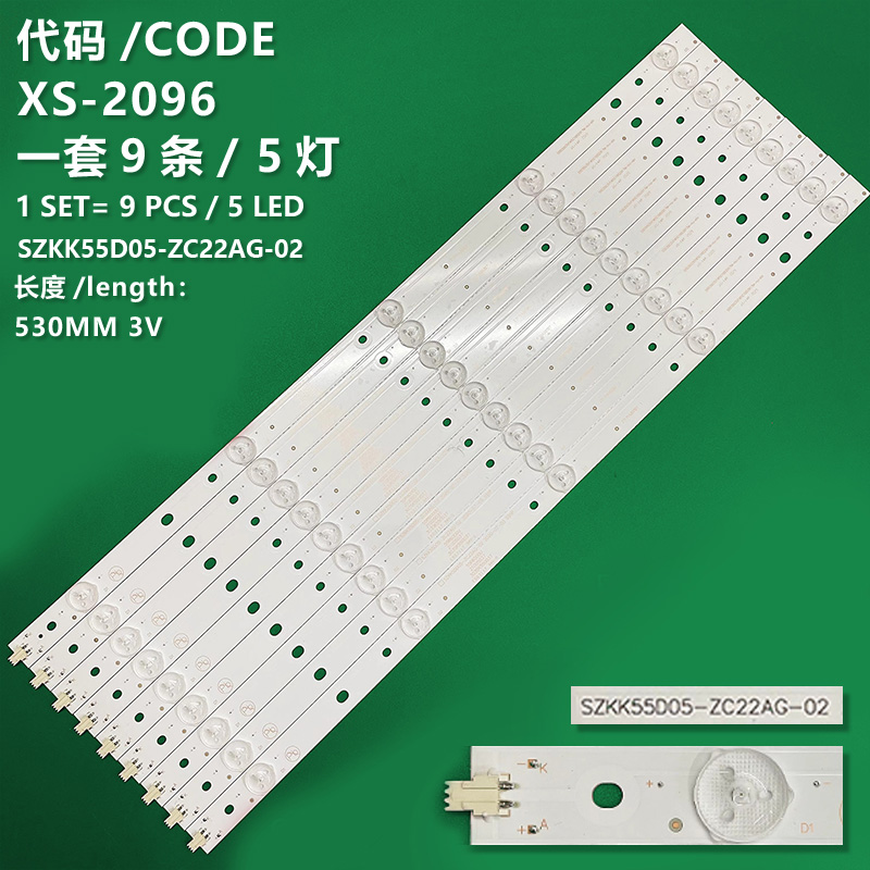XS-2096  For KONKA LED55R610U/R680U LED55R6000U SZKK55D05-ZC22AG-02
