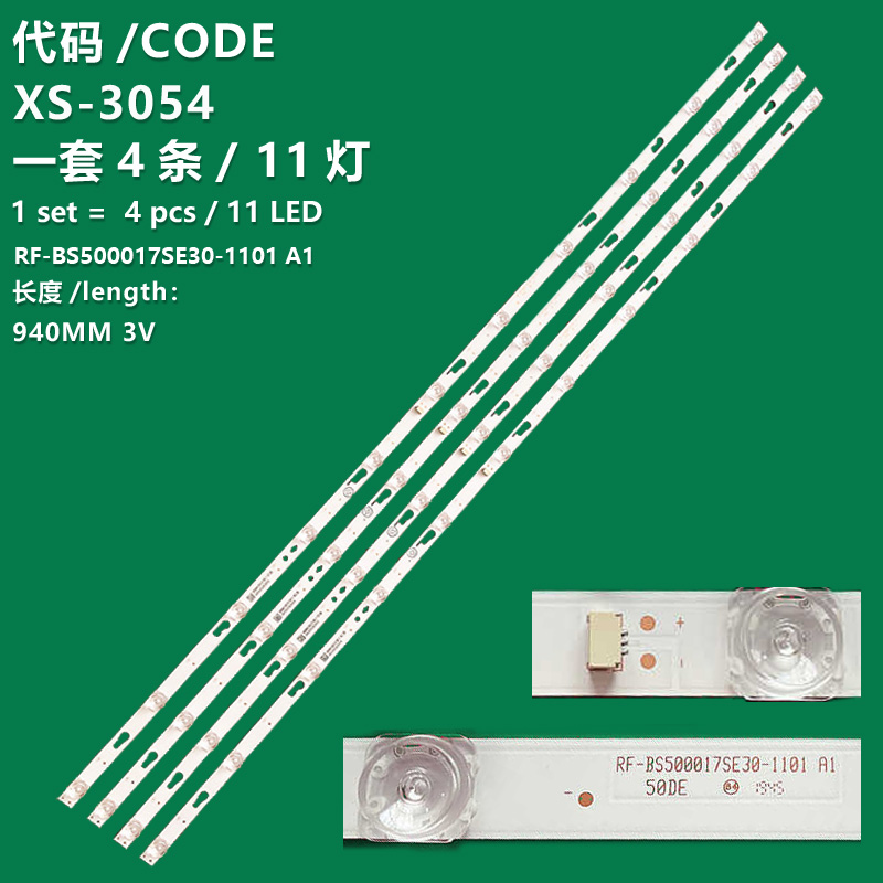 XS-3054 New LCD TV backlight strip RF-BS500017SE30-1101 for Xiaomi TCL 50D3B11CY94014 4650DE005