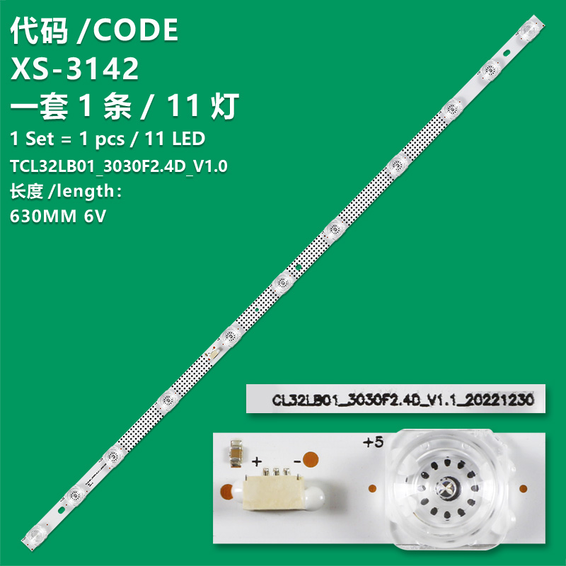 XS-3142  TCL 32S350G LED BACKLIGHTS TESTED WORKING TCL32LB01_3030F2.4D_V1.0_20220421
