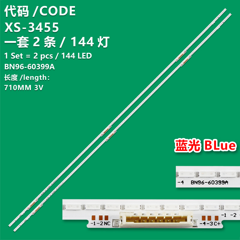 XS-3455 New LCD TV backlight strip BN96-60399A for  Samsung  QE65QN70FAU, QE65LS03FW